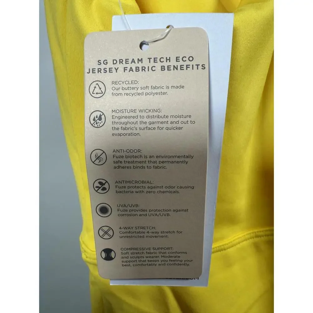 Spiritual Gangster Jet Active Dress Yellow - S - Picture 7 of 8